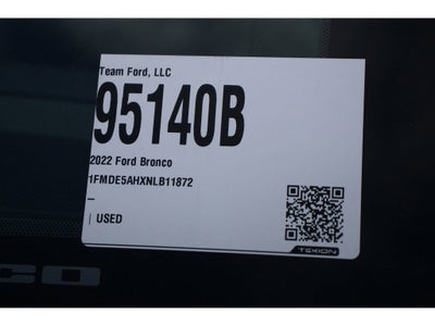 2022 Ford Bronco Base