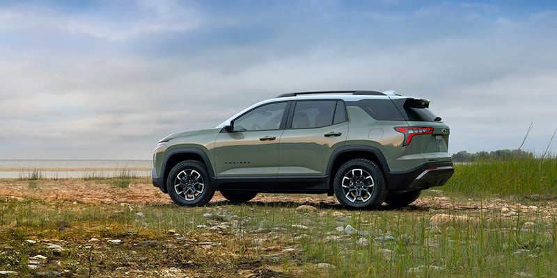 Chevrolet Equinox next to water