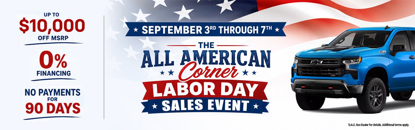 Chevy Labor Day Sale