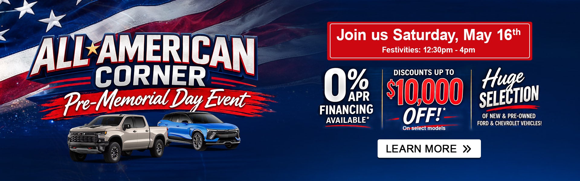 Chevy Memorial Day Sale