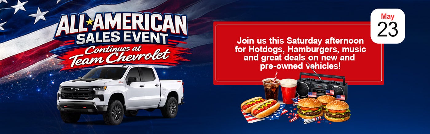 Chevrolet Memorial Day Sales Event